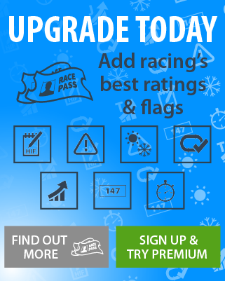 Upgrade to Race Passes banner.